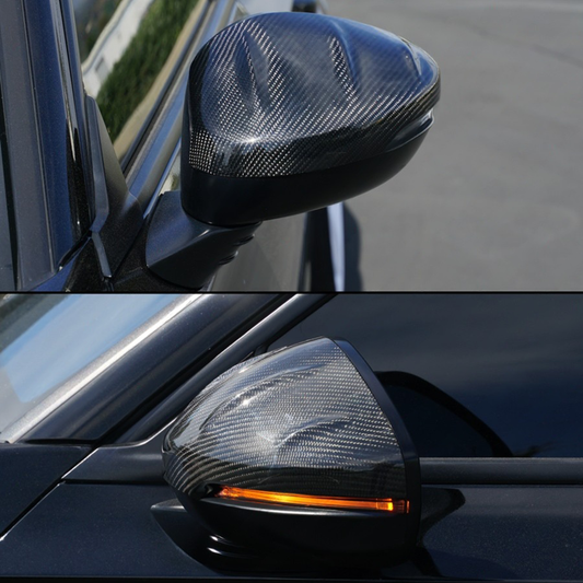 Real Carbon Fiber Mugen Style Mirror Caps [for 2022-26 Honda Civic]