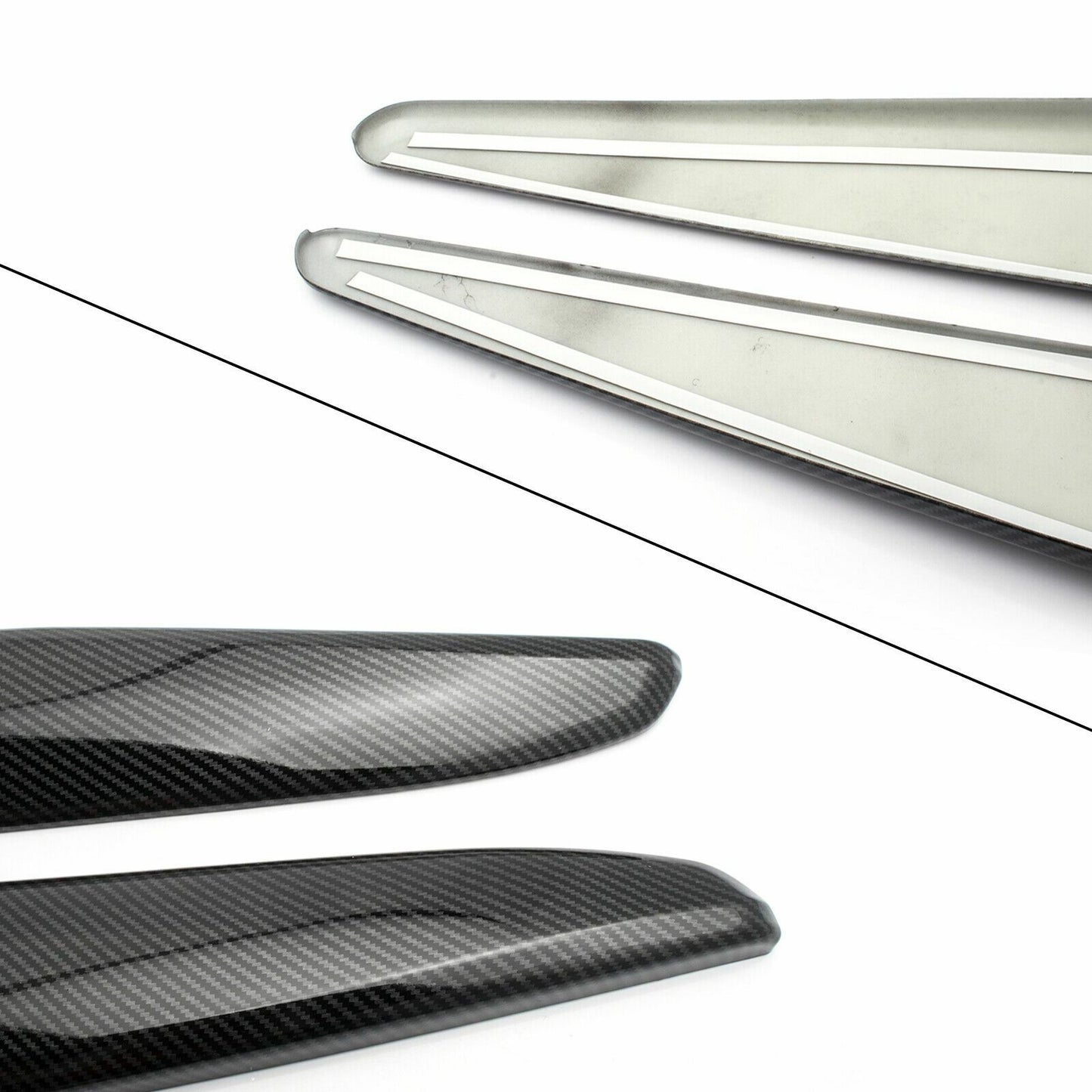 Carbon Fiber Style Center Console Side Cover [for 2018-22 Honda Accord]
