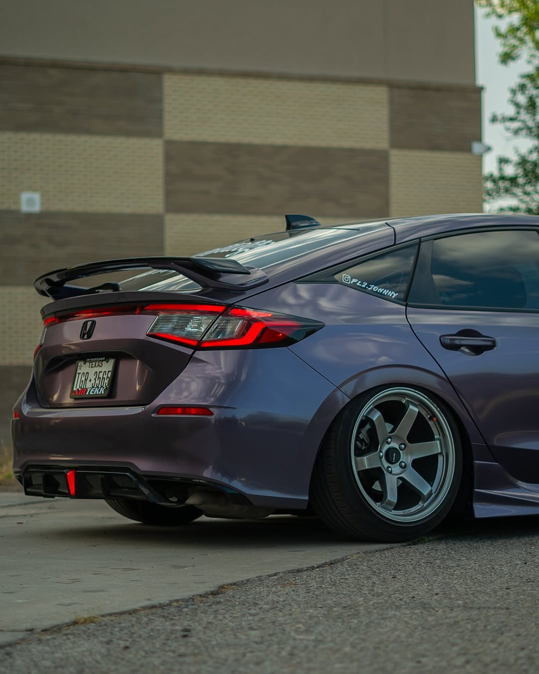HPD Style Rear Wing [for 2022+ Honda Civic Hatch]