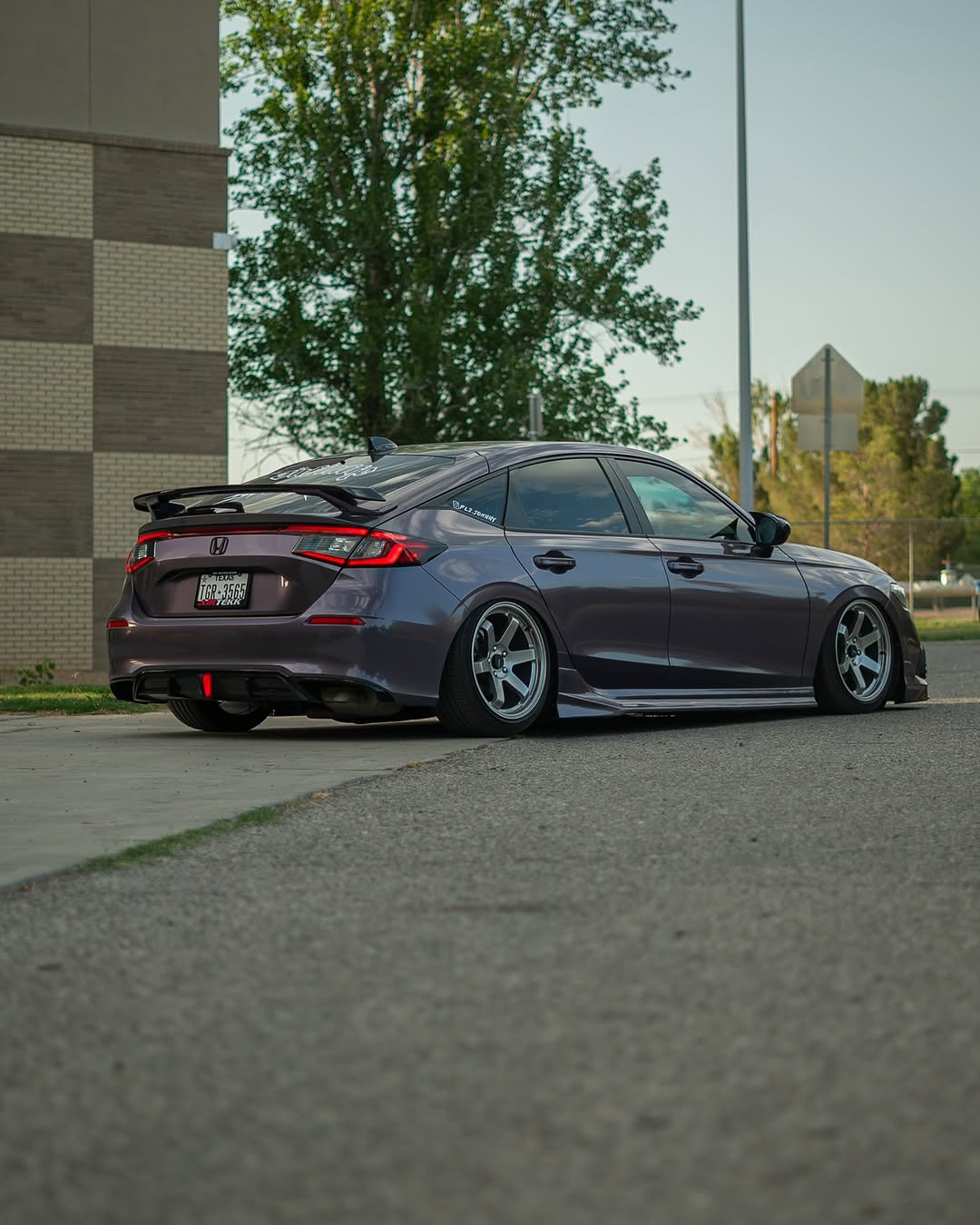 HPD Style Rear Wing [for 2022+ Honda Civic Hatch]