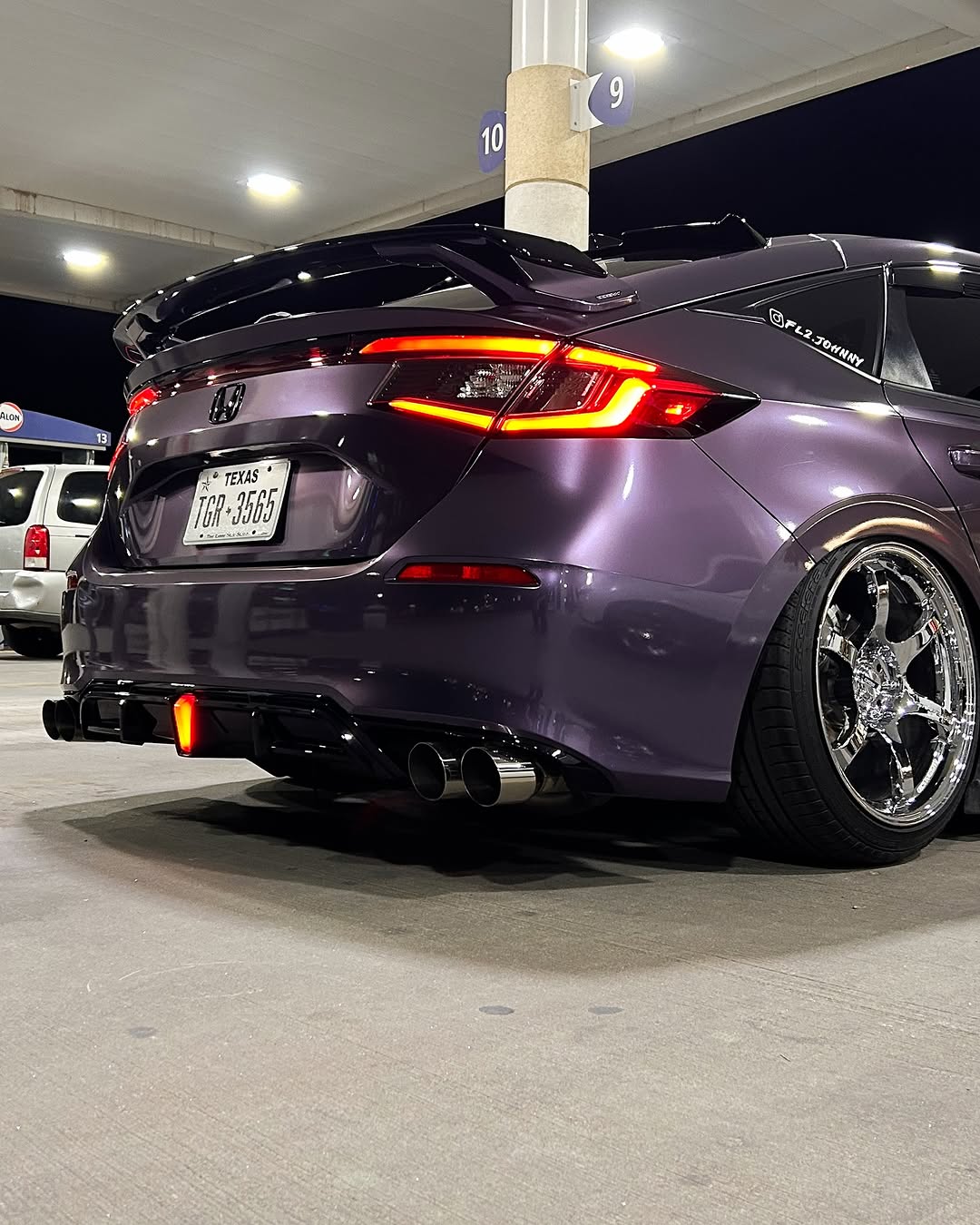HPD Style Rear Wing [for 2022+ Honda Civic Hatch]