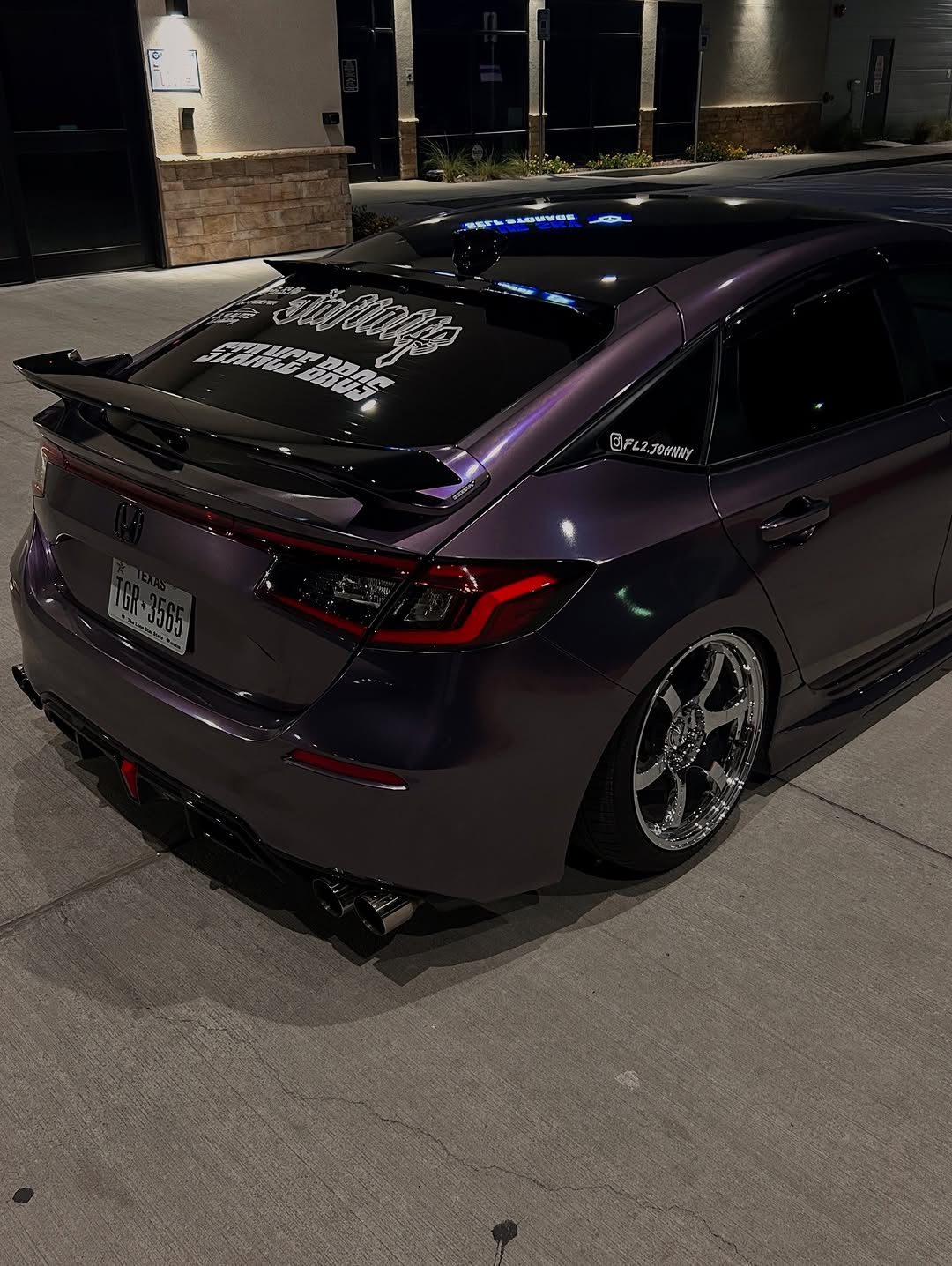 HPD Style Rear Wing [for 2022+ Honda Civic Hatch]