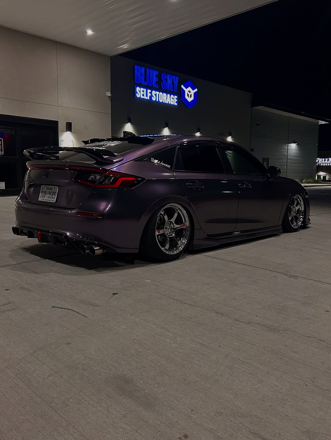 HPD Style Rear Wing [for 2022+ Honda Civic Hatch]