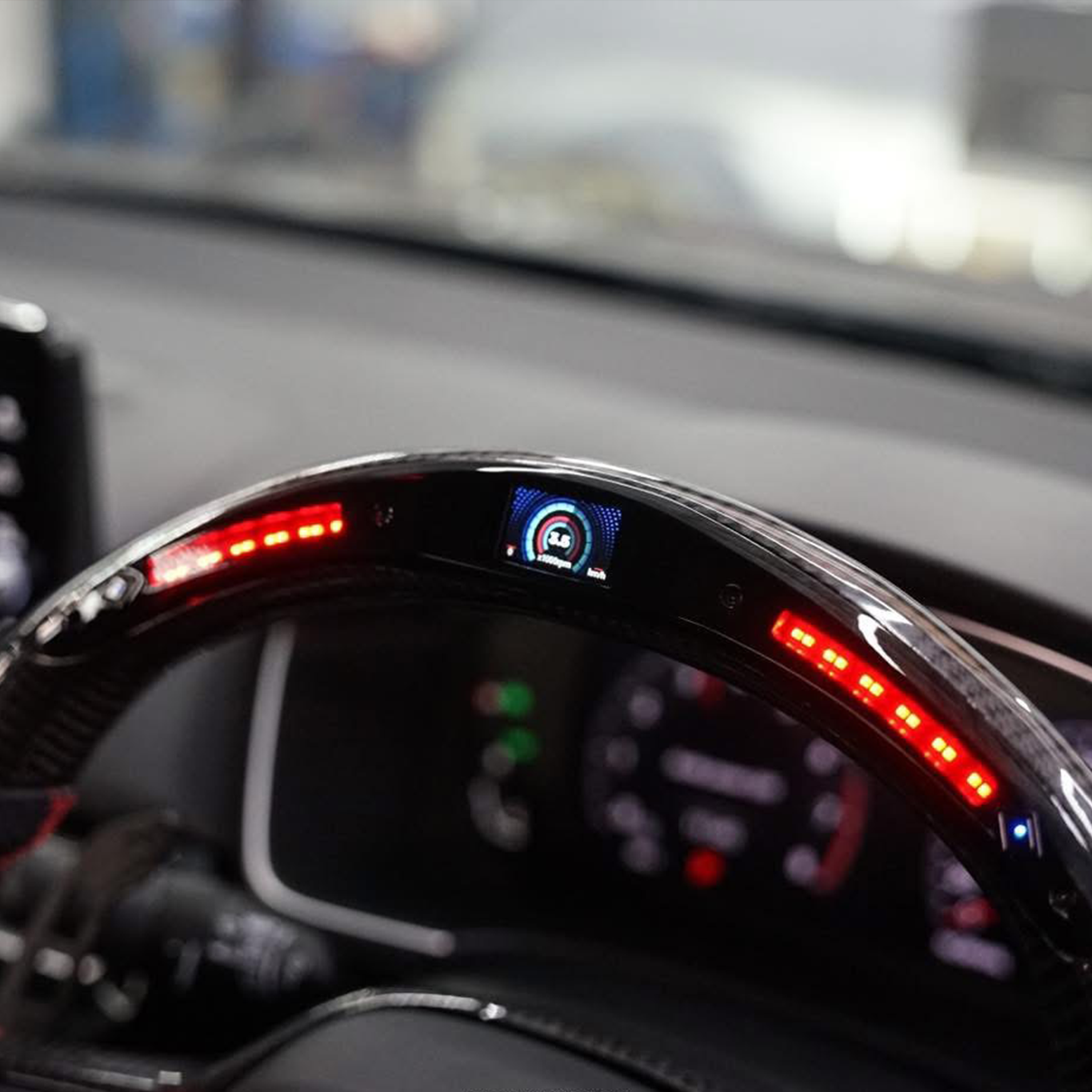 UMS Carbon Fiber Steering Wheel [for 2022-25 Honda Civic]