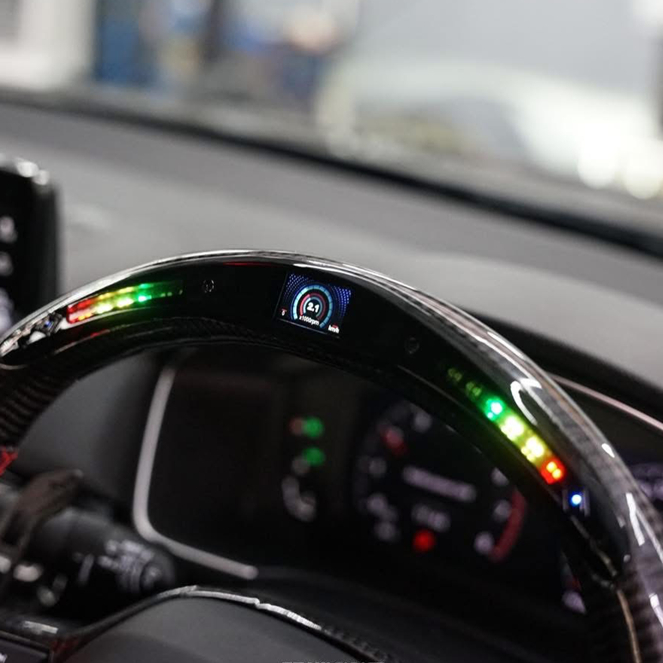 UMS Carbon Fiber Steering Wheel [for 2022-25 Honda Civic]