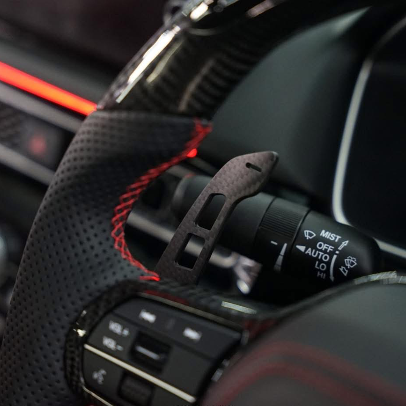 UMS Carbon Fiber Steering Wheel [for 2022-25 Honda Civic]