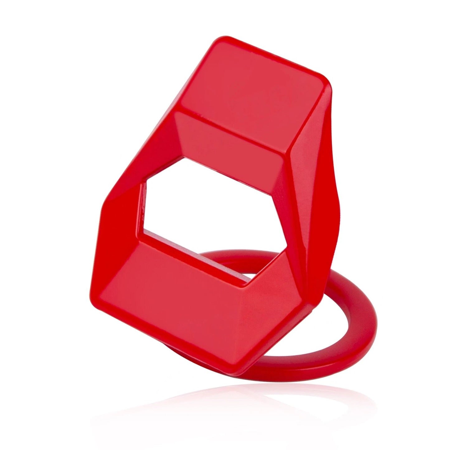 Gloss Red Engine Start/Stop Push Button Cover Trim