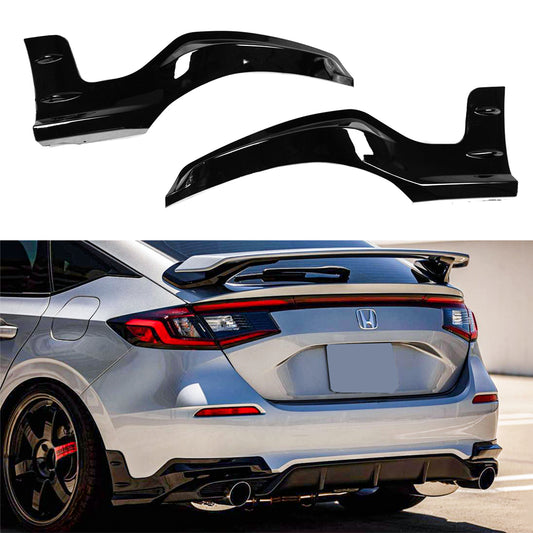 MUG Style Rear Bumper Apron Spats for 2022-24 Honda Civic 11th Gen Hatchback