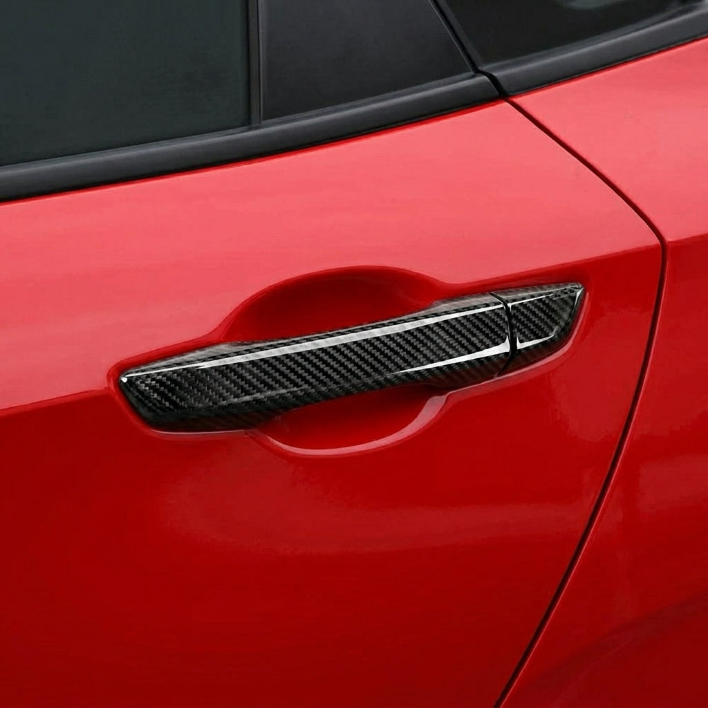 Carbon Fiber Door Handle Cover [for 2016-21 Honda Civic]