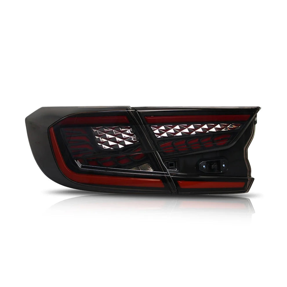 Dragon-scale patterned LED tail lights with smoked lens (7)