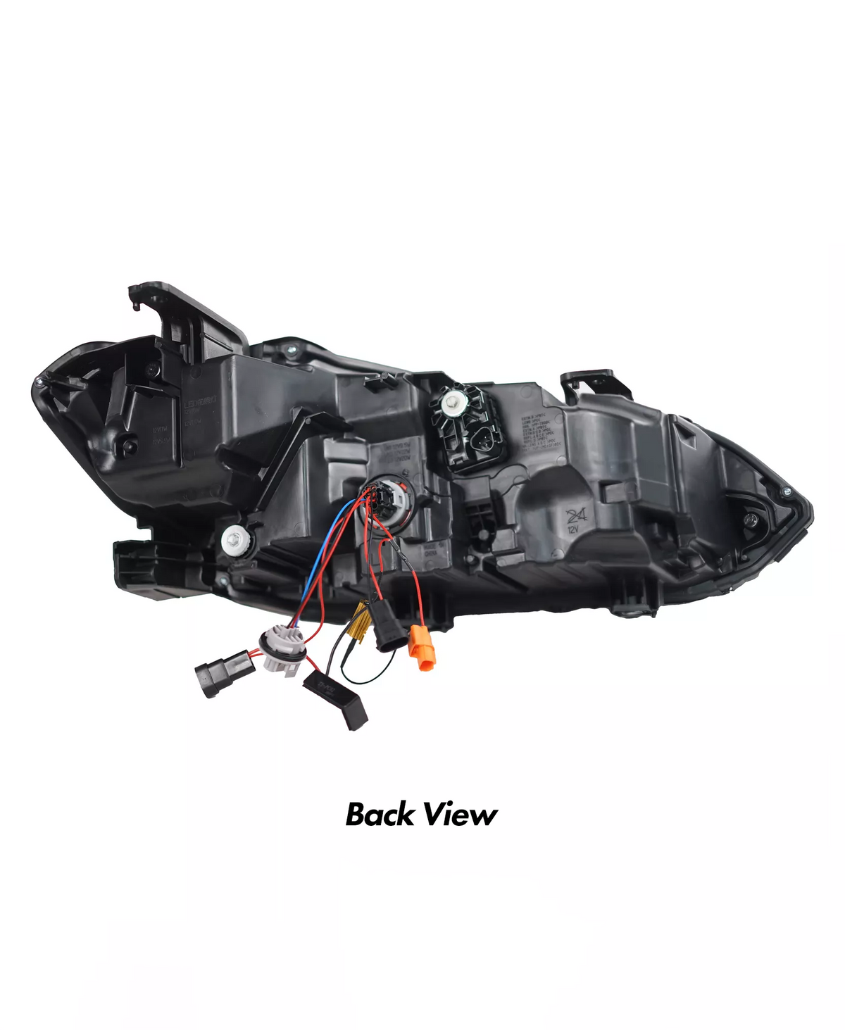 Pair of LED sequential headlights for Honda Civic with illuminated DRL rings (7)
