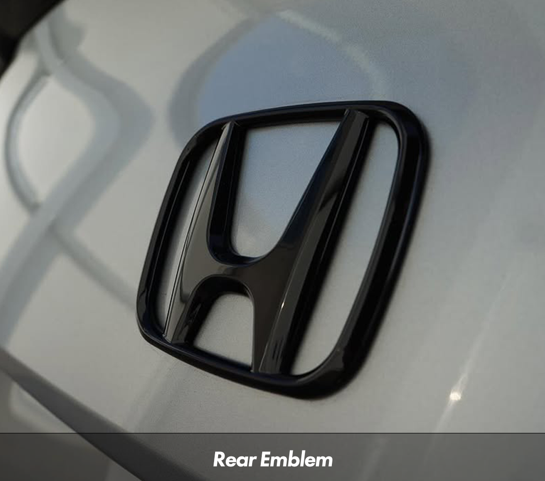 Gloss Black Emblem Set [for 2022-2025 Honda Civic]