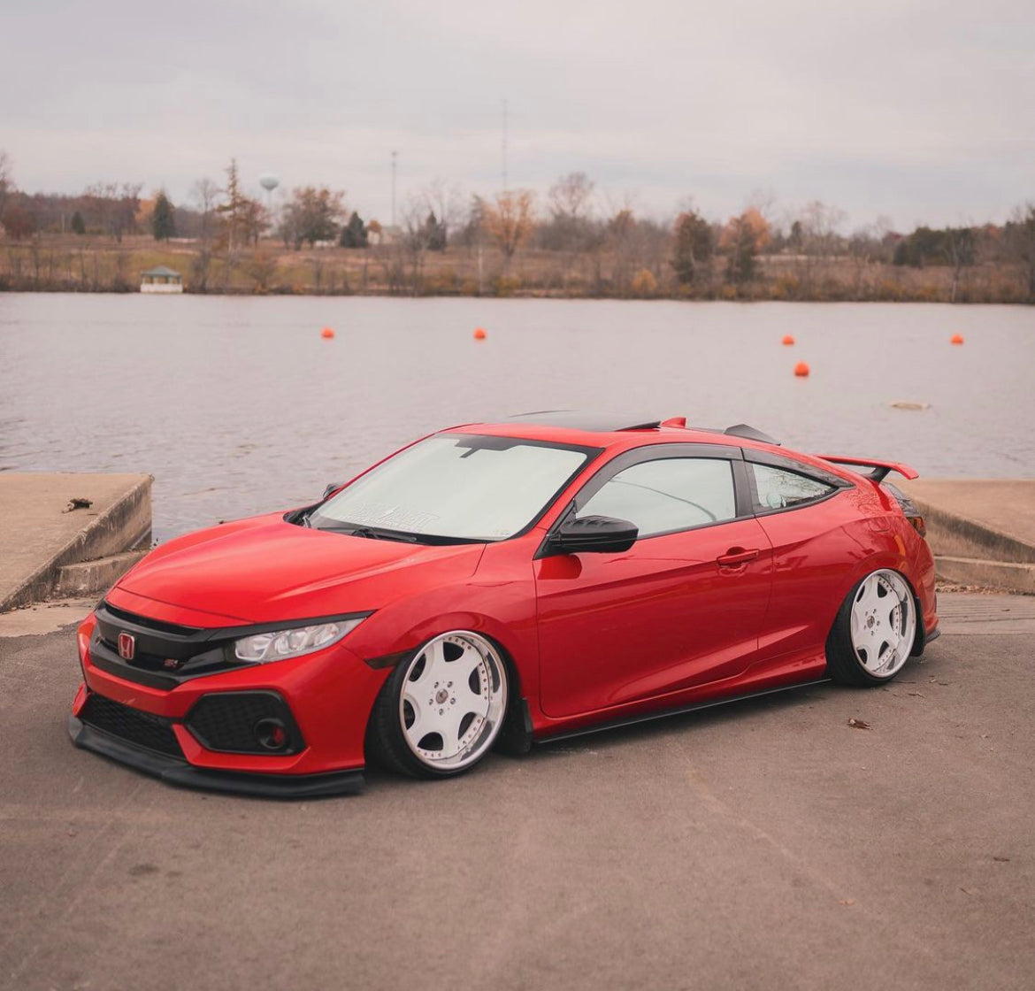 Smoked window visors for 2016-2021 Honda Civic (12)