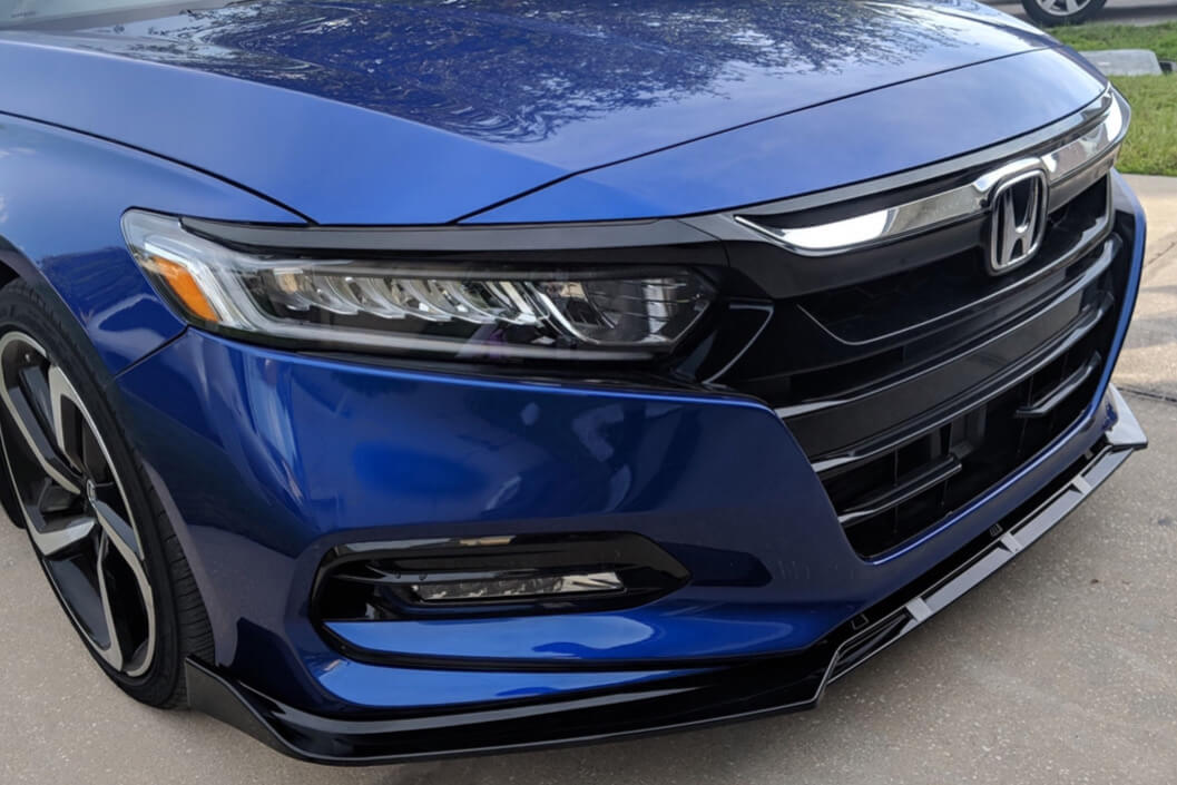 3Pc Vented Front Lip Splitter [for 2018-2020 Honda Accord]