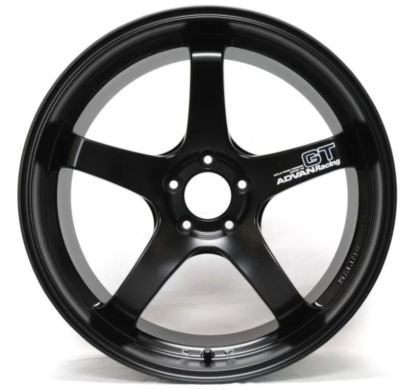 Advan GT Wheel 18x9.5 5x114.3 45mm Semi Gloss Black