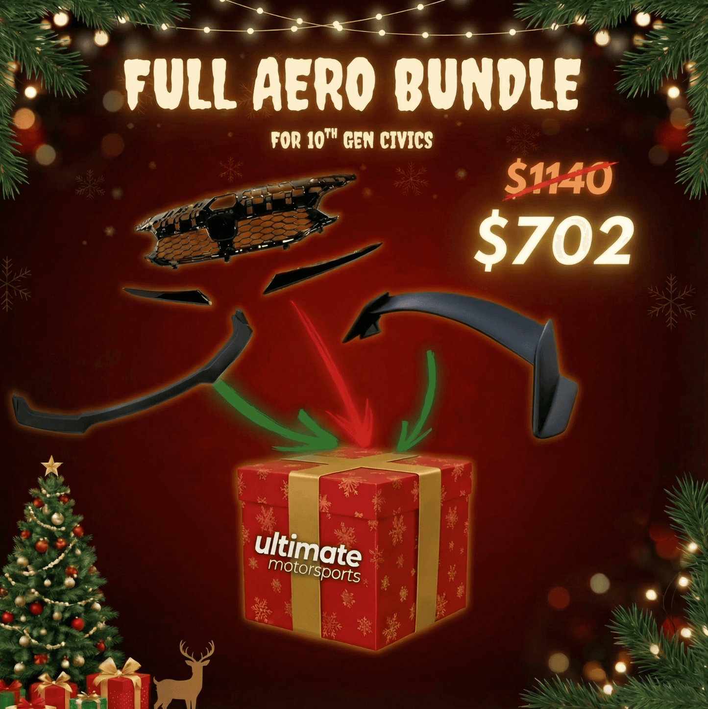 Full Aero Christmas Bundle [for 10th Gen Civic]