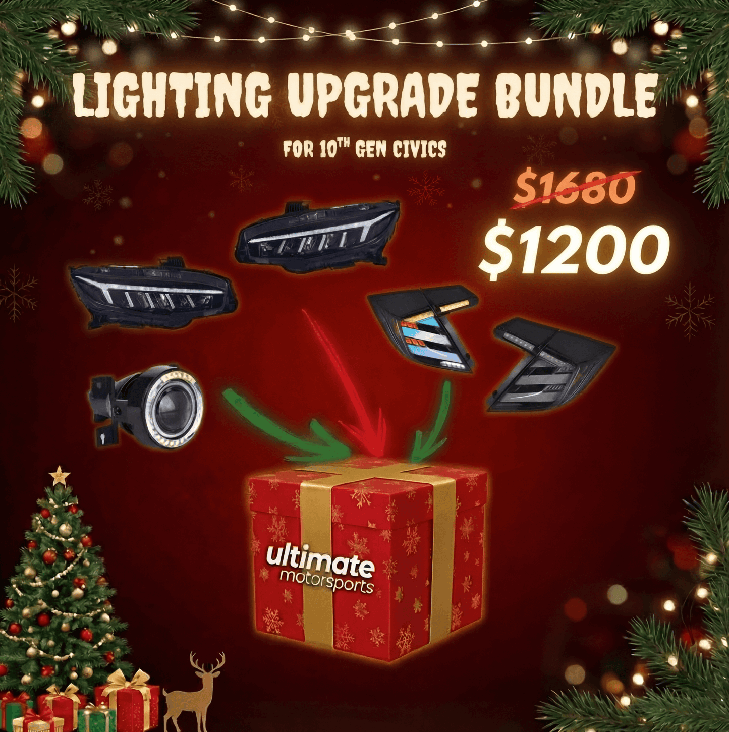 Lighting Upgrade Christmas Bundle [For 10th Gen Civics]