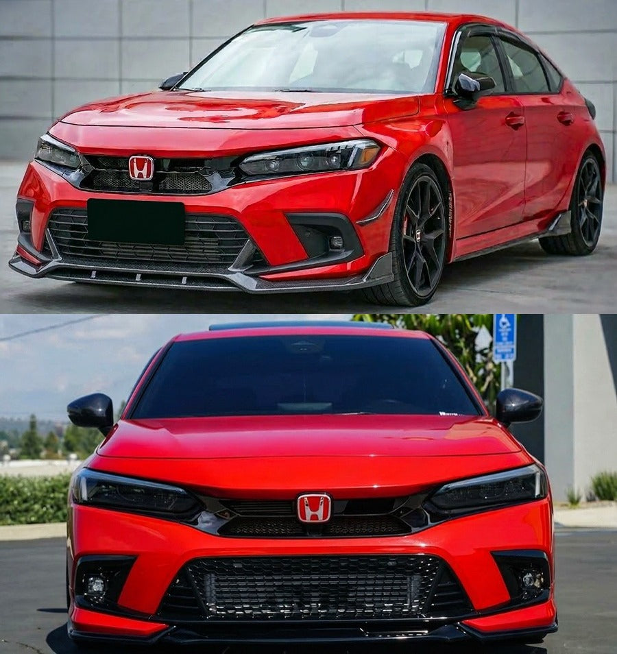 UMS V Style Upper Hood Trim & Grille [for 2022-2024 Honda Civic]