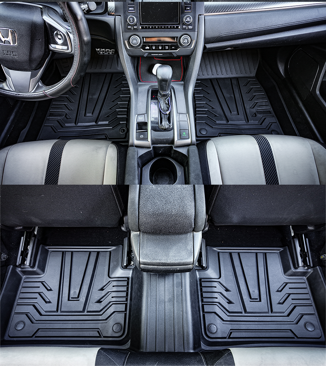 UMS Floor Mats Liners For Honda Civic 2016-2021