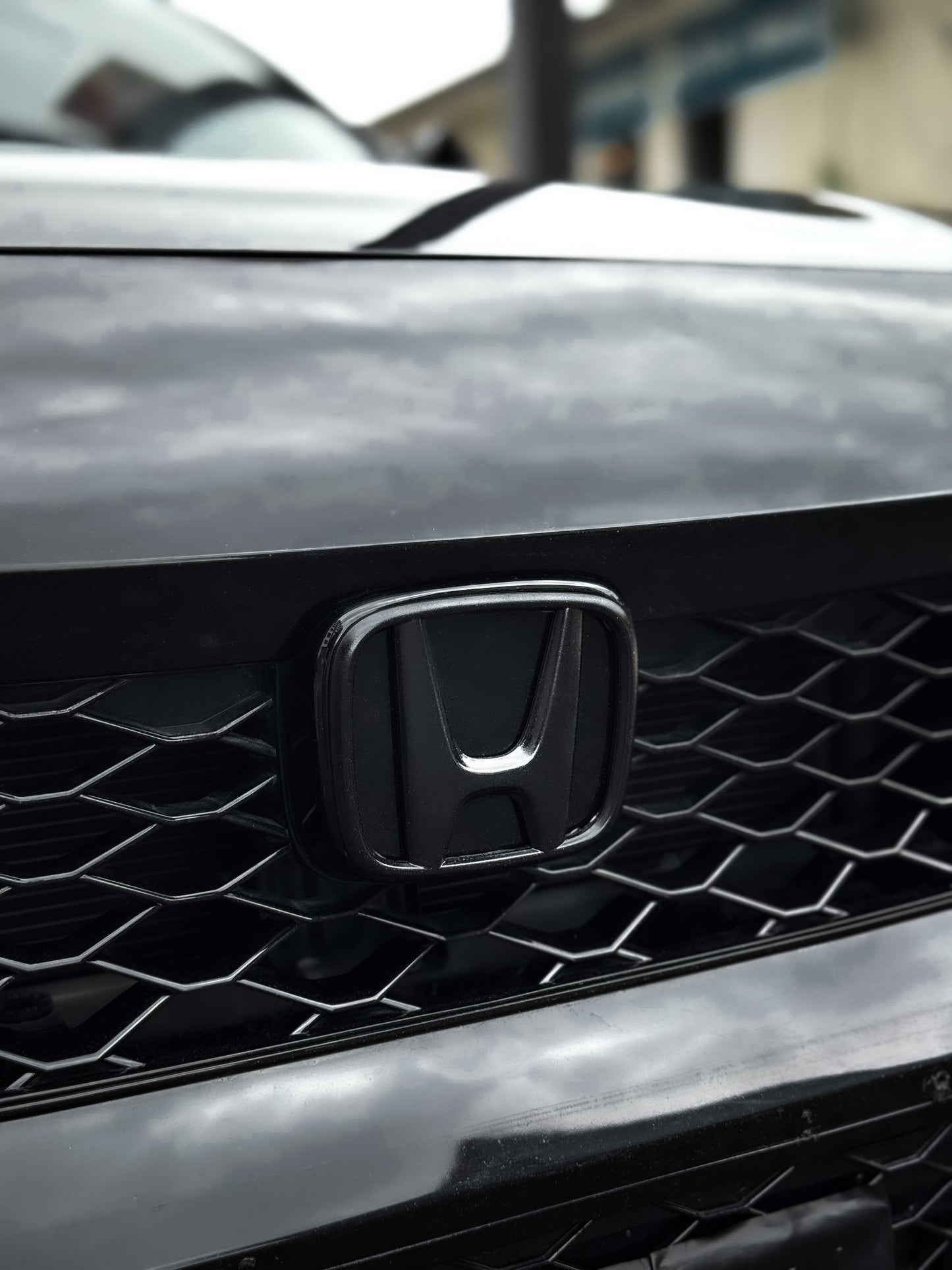 Gloss Black Emblem Set [for 2022-2025 Honda Civic]