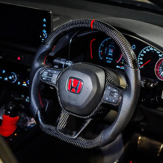 UMS Carbon Fiber Steering Wheel [for 2022-25 Honda Civic]