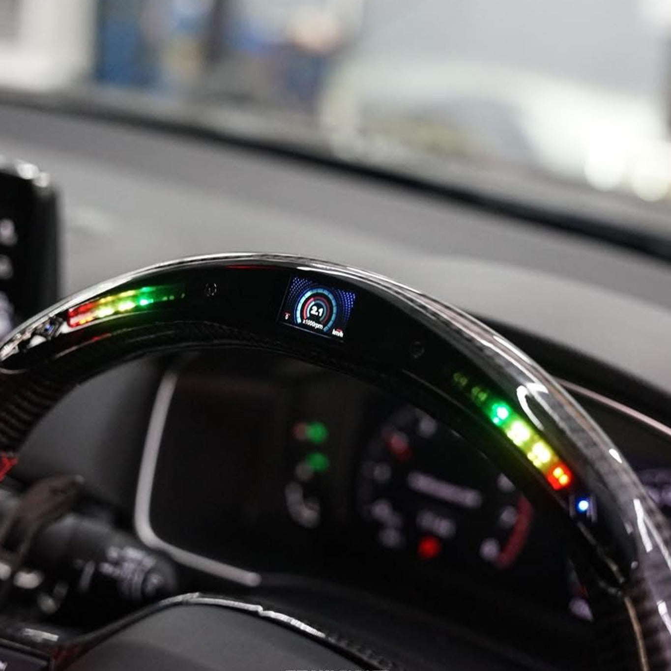 UMS Carbon Fiber Steering Wheel [for 2022-25 Honda Civic]