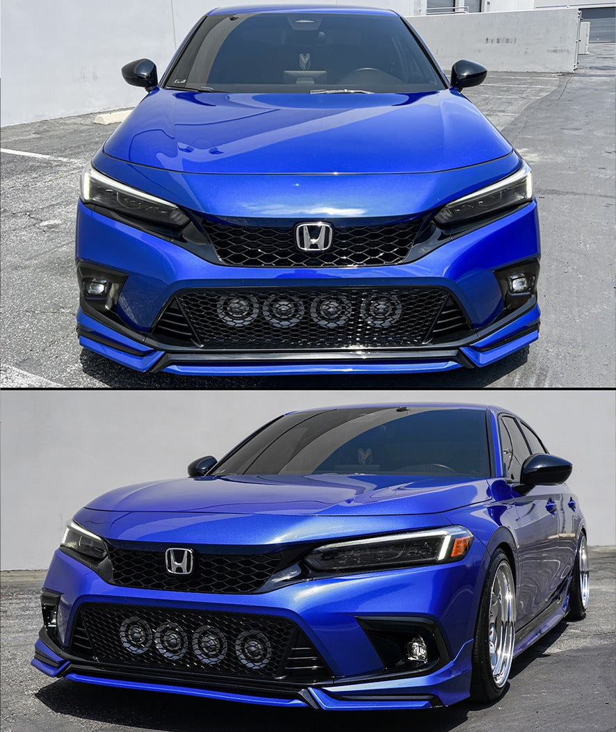 Type R Style Front Lower Grill [for 2022-26 Honda Civic]