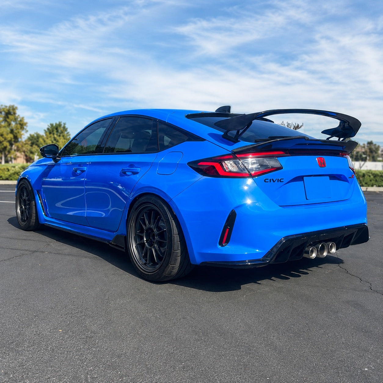 Carbon Fiber Trunk Spoiler Wing [for 2022–2026 Honda Civic]