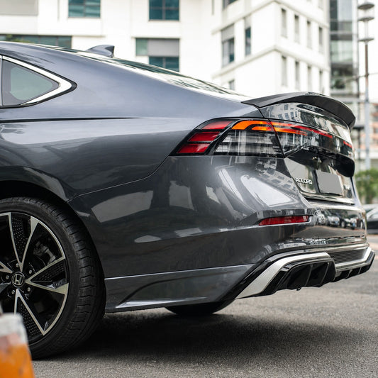Glossy black sport trunk spoiler for Honda Accord (1)