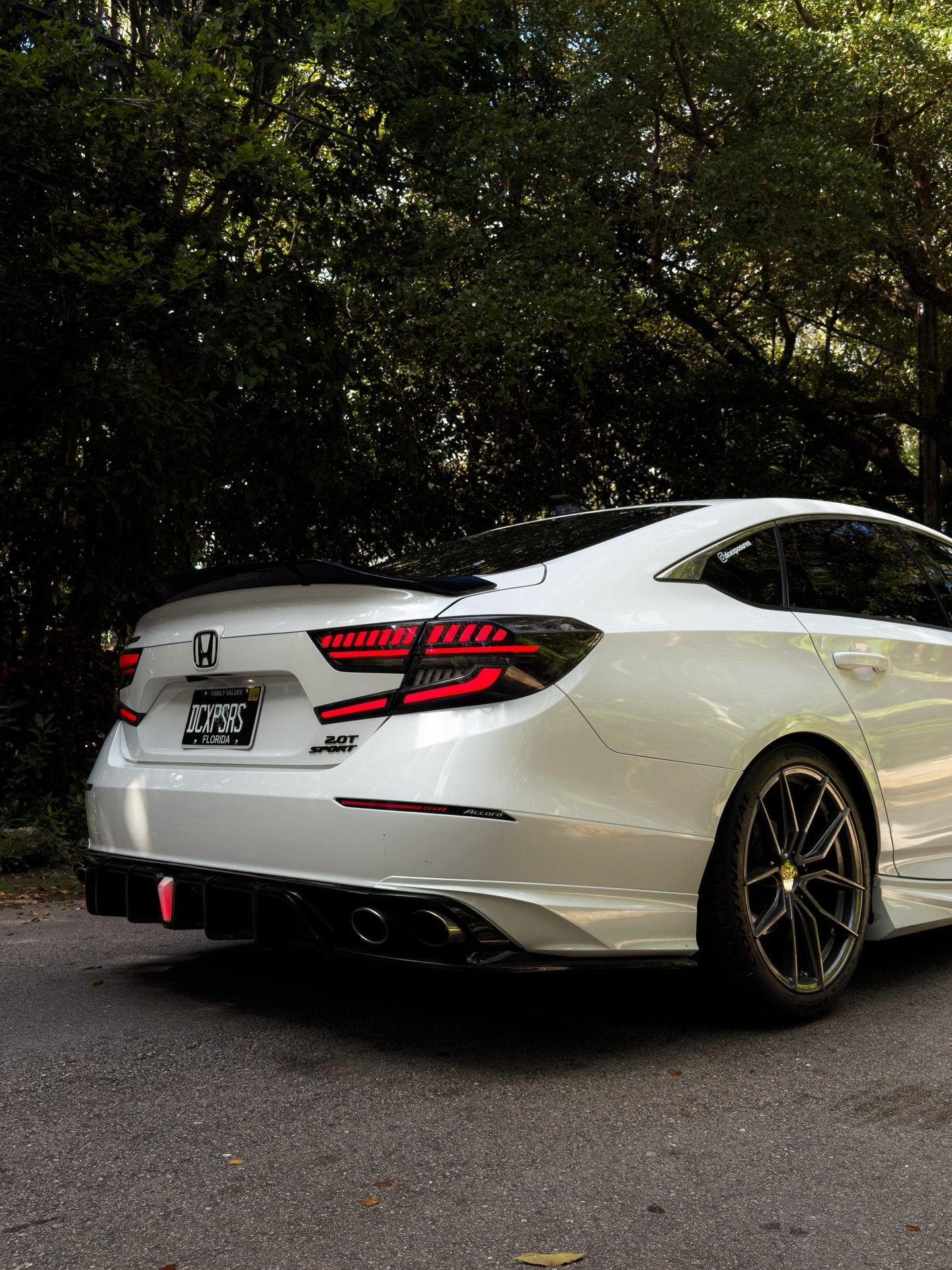 Smoked LED projector tail lights with refined finish (2)