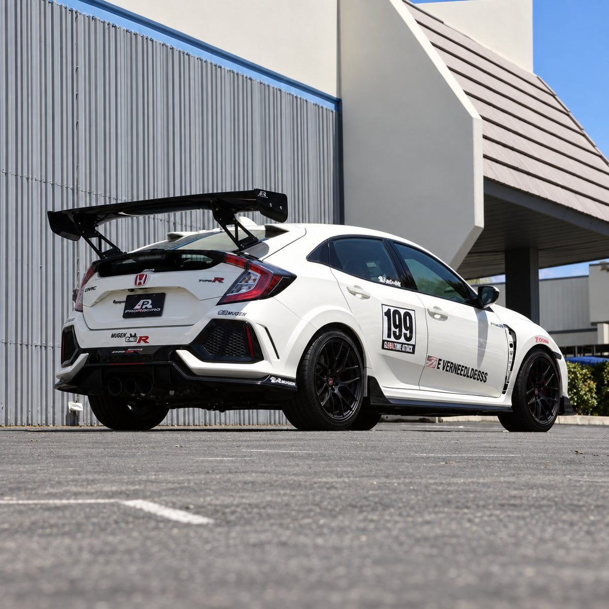 APR Performance GTC-300 67" Carbon Fiber Adjustable Wing [for 2017-2021 Honda Civic Type-R]