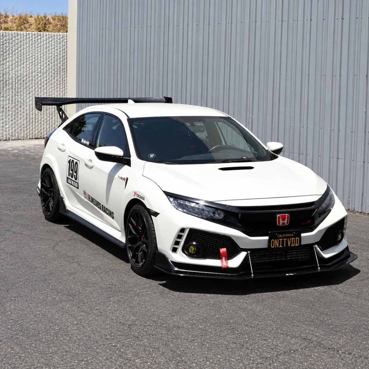 APR Performance GTC-300 67" Carbon Fiber Adjustable Wing [for 2017-2021 Honda Civic Type-R]