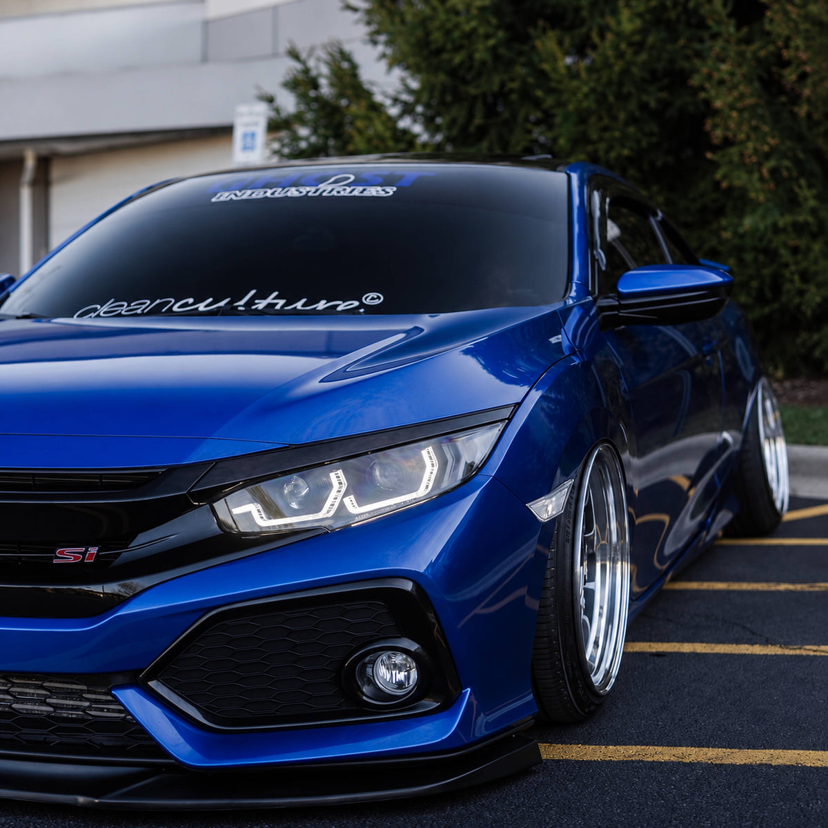 BMW Style Sequential LED headlights with sweeping turn signals installed on Honda Civic (6)