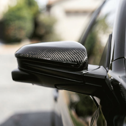 Real Carbon Fiber Mirror Caps [for 2016-21 Honda Civic]