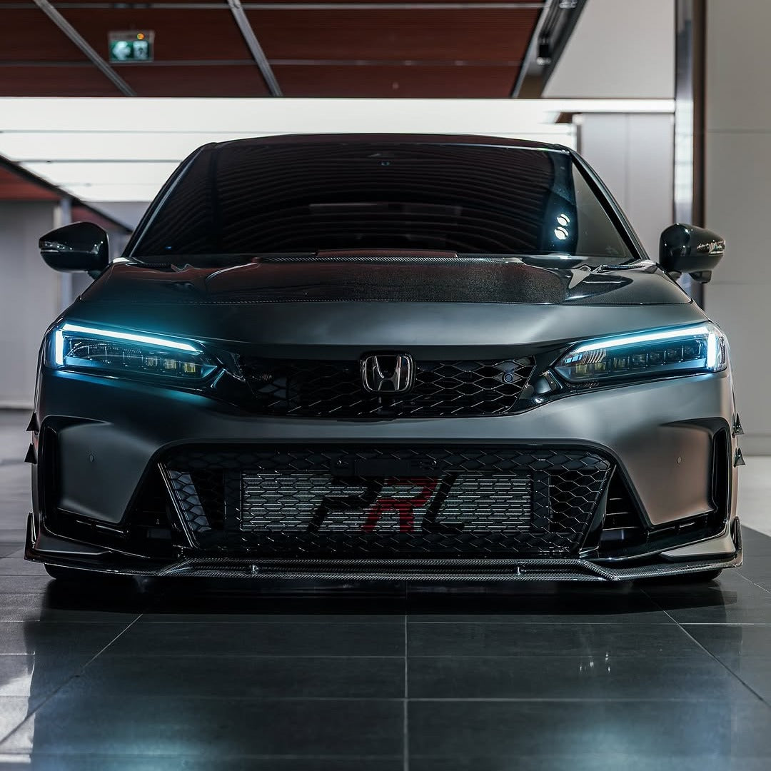 Type R-style front bumper with gloss black grille (13)