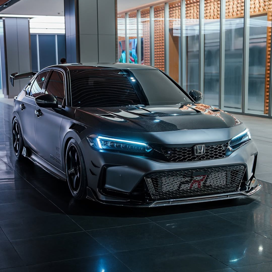 Type R-style front bumper with gloss black grille (12)
