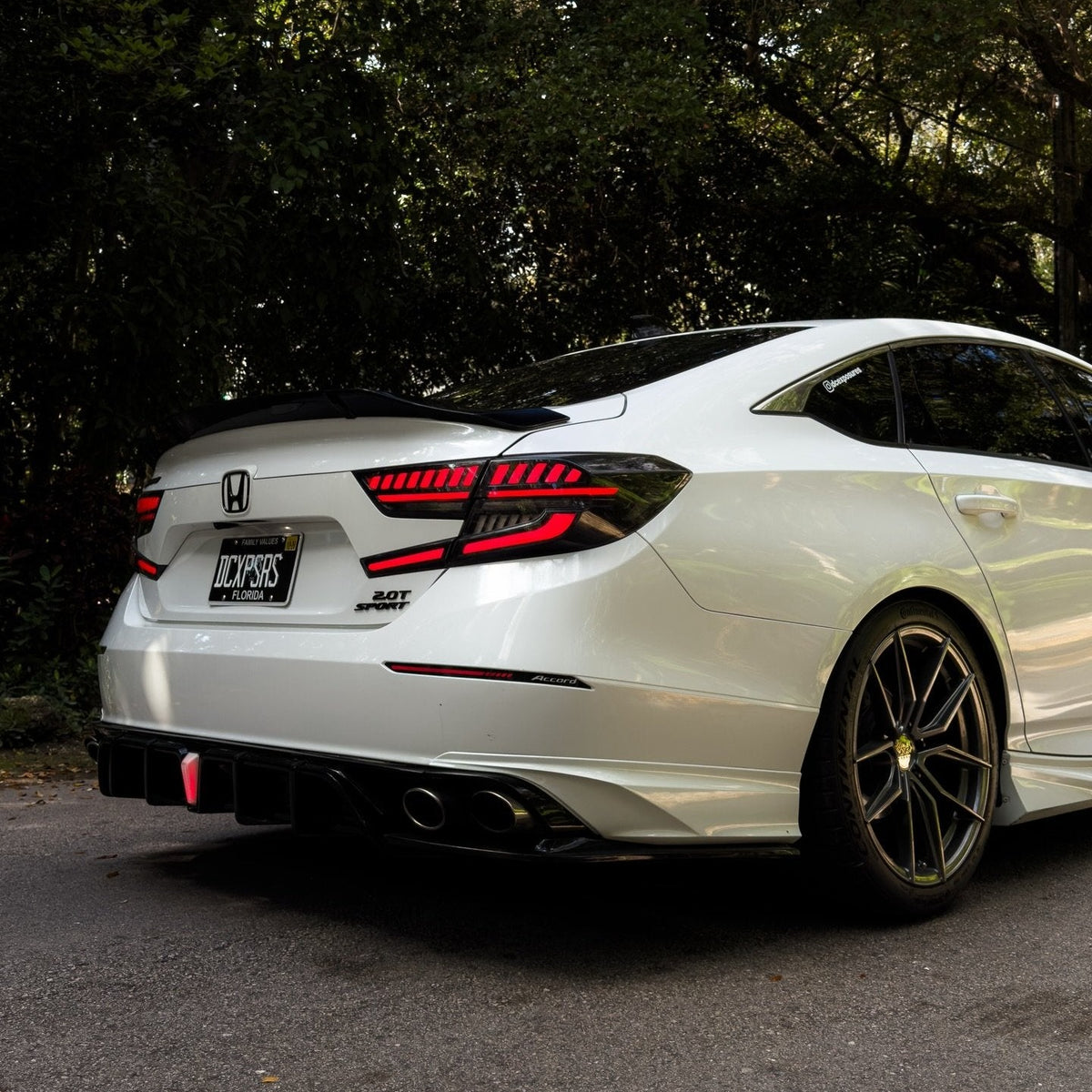 Smoked LED projector tail lights with refined finish (2)
