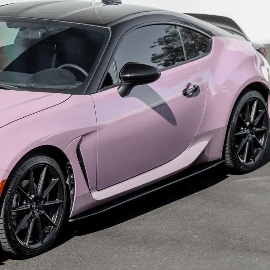 Artisan Spirit style matte black side skirts on Toyota GR86 (4)