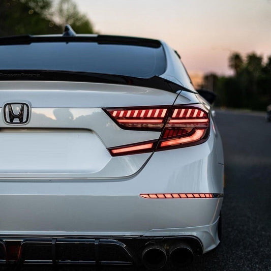 Smoked projector LED tail lights for 2018-2022 Honda Accord (1)