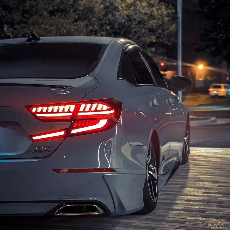 Smoked projector LED tail lights for 2018-2022 Honda Accord (3)