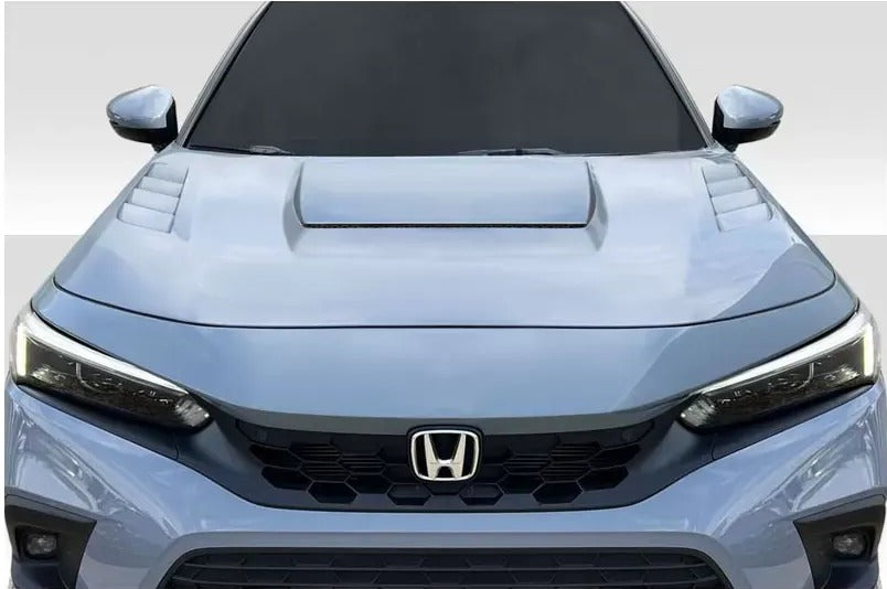 Fiberglass Suzuka hood with aggressive profile in black finish (5)
