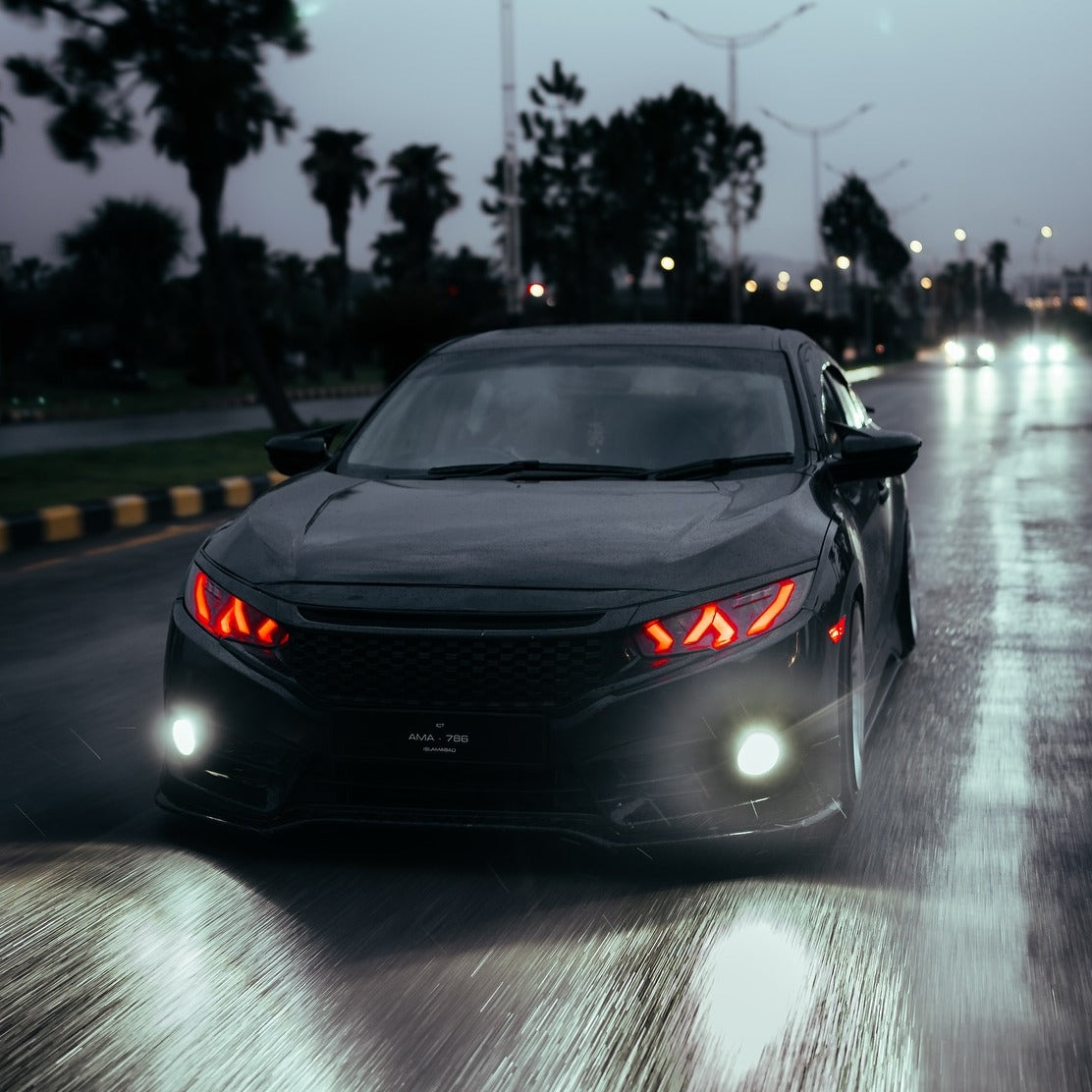 RGB Lambo Sequential Headlights [for 2016-2021 Honda Civic]