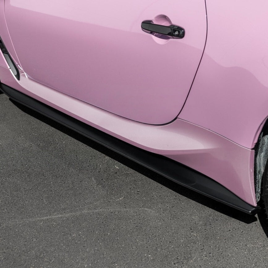 Artisan Spirit style matte black side skirts on Toyota GR86 (8)