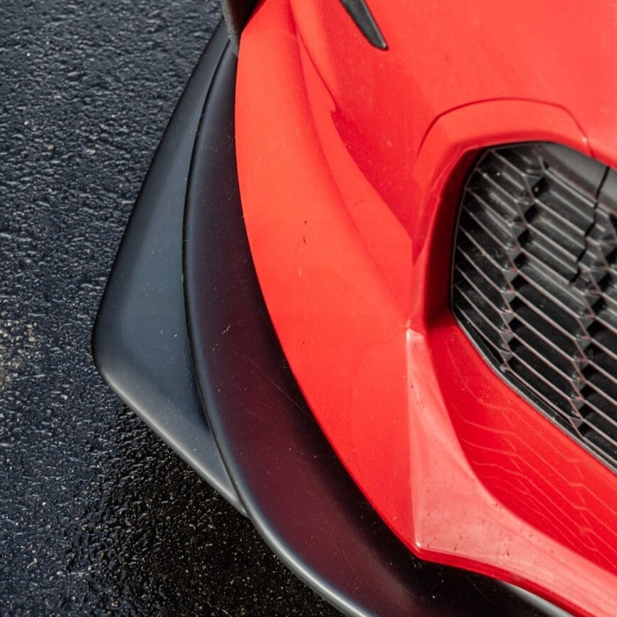 Matte black Artisan Spirit style front lip splitter on Toyota GR86 (6)