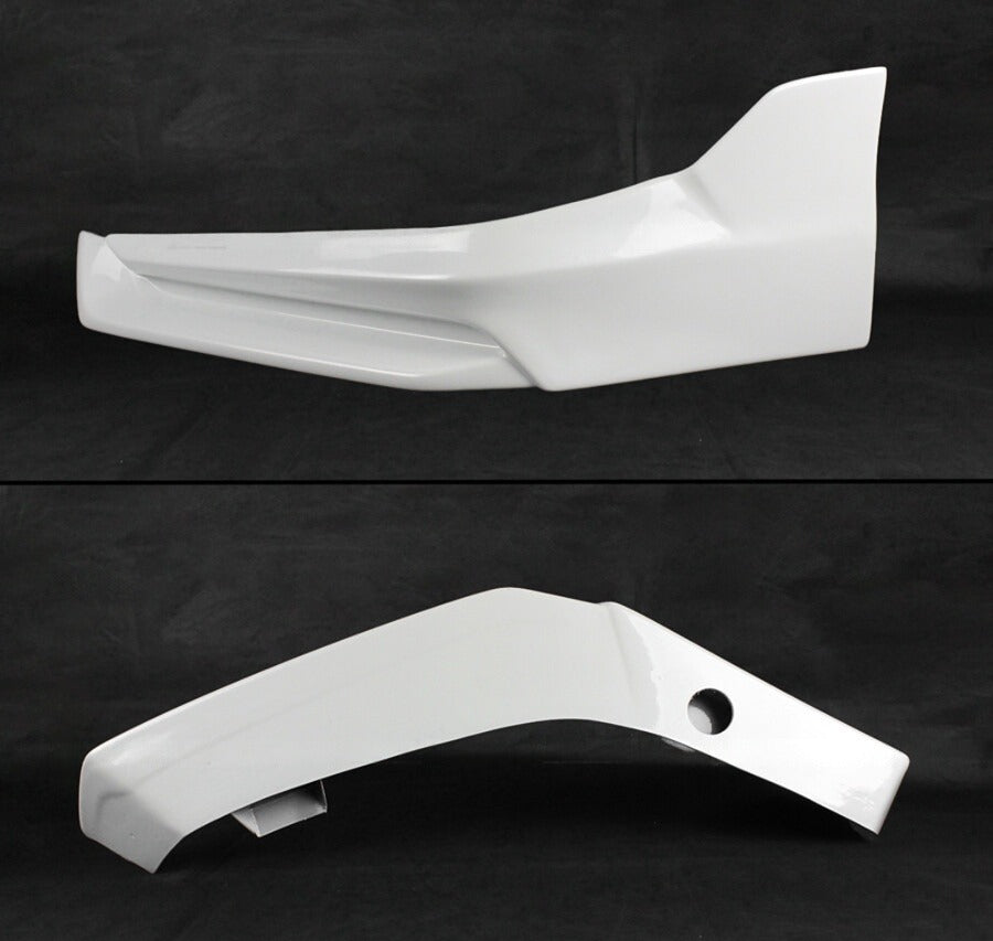 Front Bumper Lip Splitter Kit Pearl White & Gloss Black [for 2022-2024 Honda Civic]