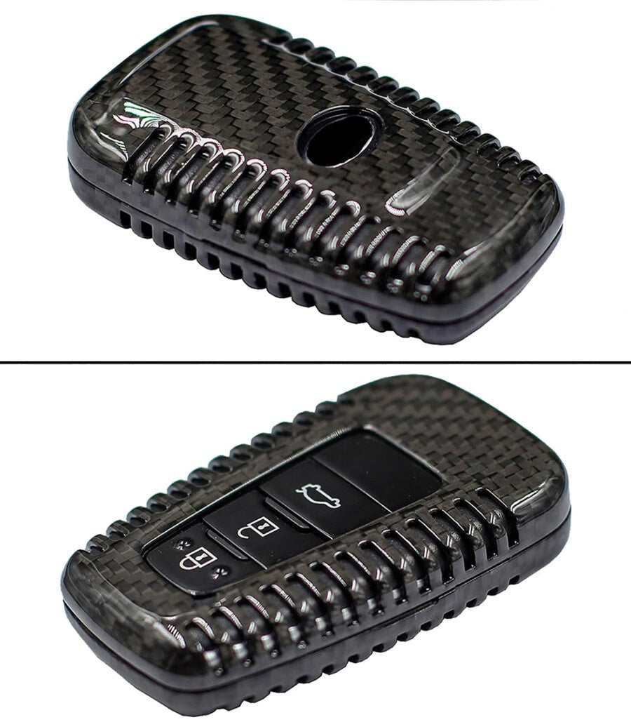 Carbon fiber key fob case with glossy clear-coat finish (3)