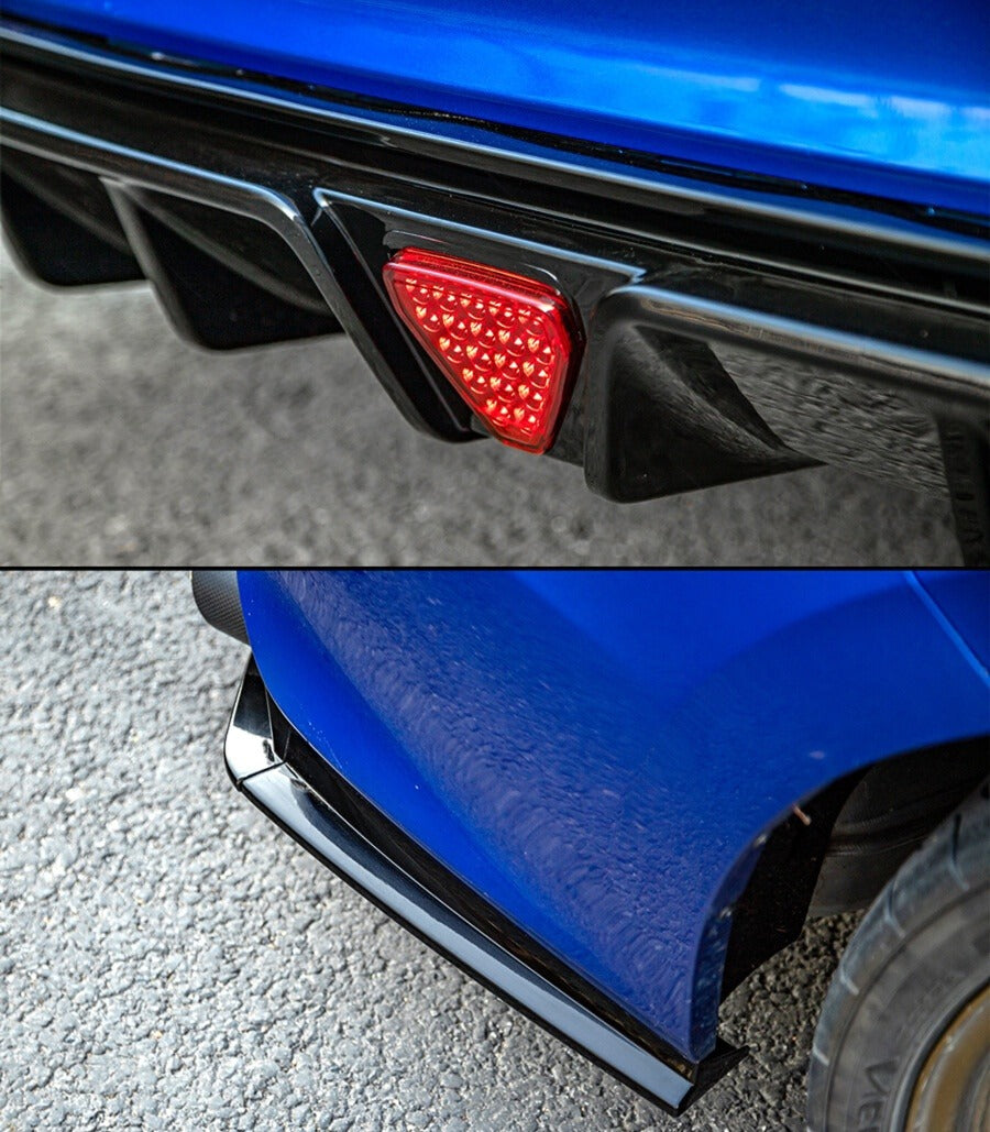 UMS Gloss Black LED Rear Diffuser V1 [for 2022-2026 Honda Civic]