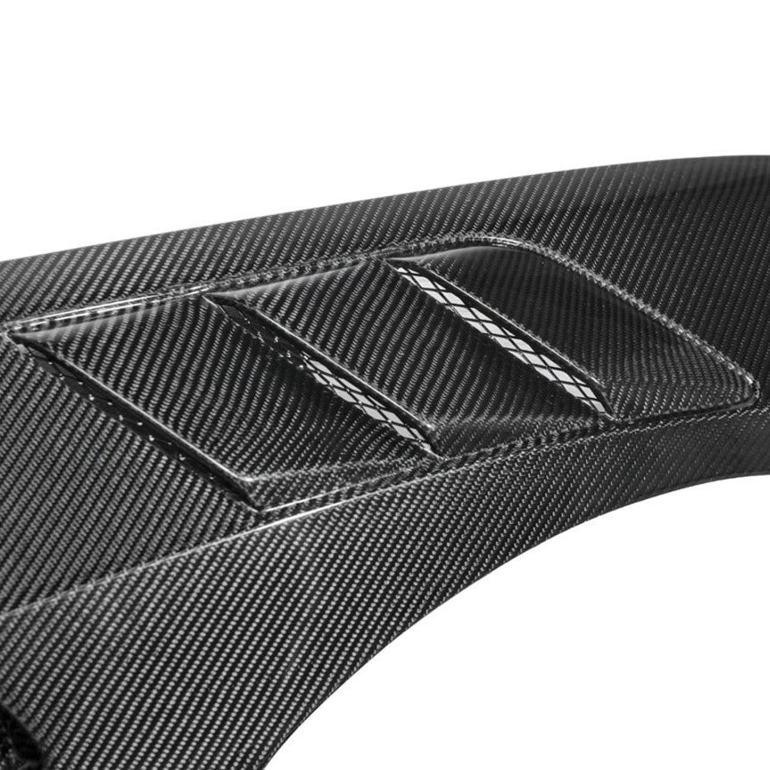 JDM vented style carbon fiber front fenders on Toyota GR86 (11)