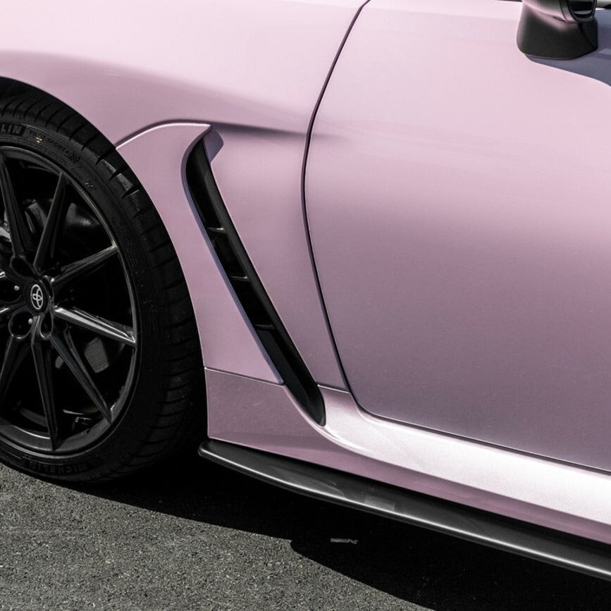 Artisan Spirit style matte black side skirts on Toyota GR86 (2)