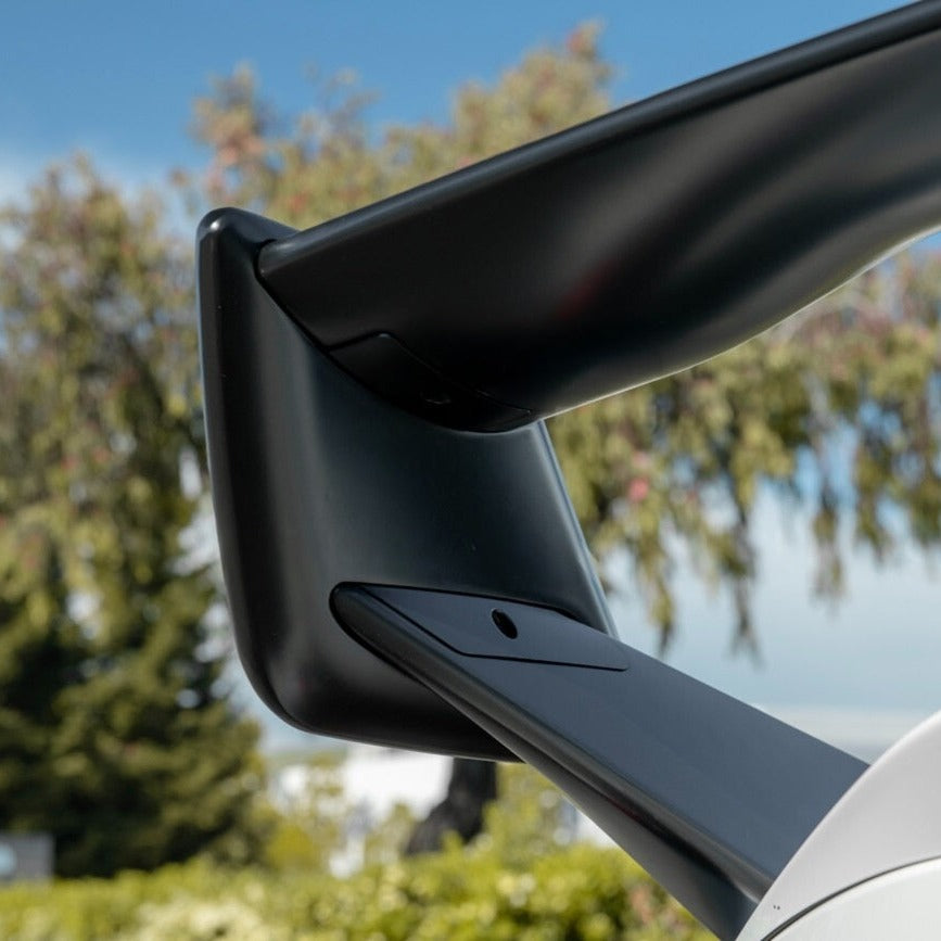 Matte black STI style rear trunk spoiler wing for Toyota GR86 & Subaru BRZ (9)
